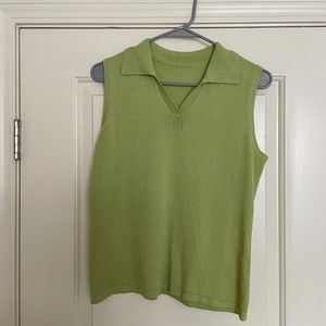 Vintage Green Polo Tank